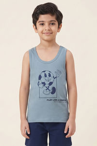 Lee Cooper Boys Printed Vest (Pack of 2) - Multicolor — thumbnail 8